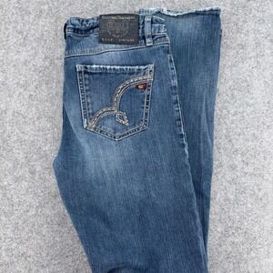 Bootheel Trading Co Sheryl Crow Kennett Straight Jeans Blue 30/8 x 34 BB155